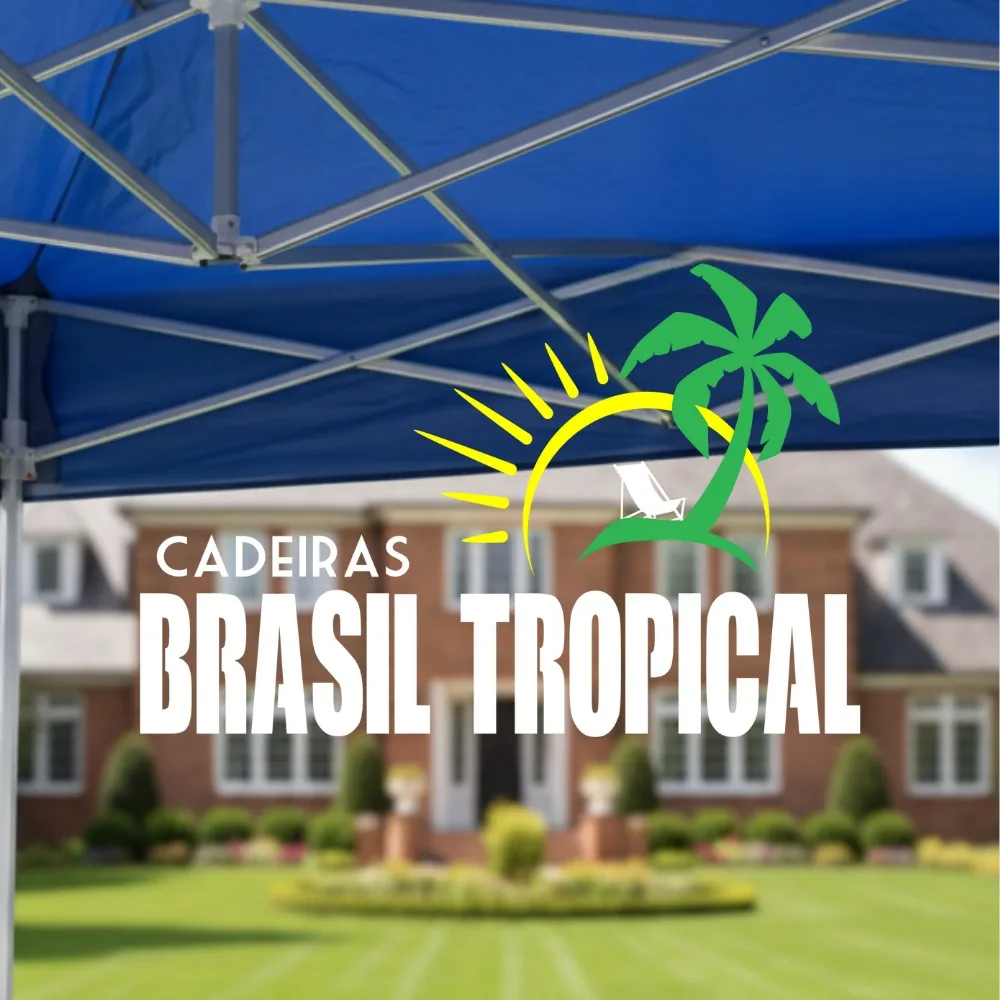 TENDA 3X3 ARTICULADA LONA BAGUM ALUMNIO - PERSONALIZAÇÃO INTERCALADA — foto 4