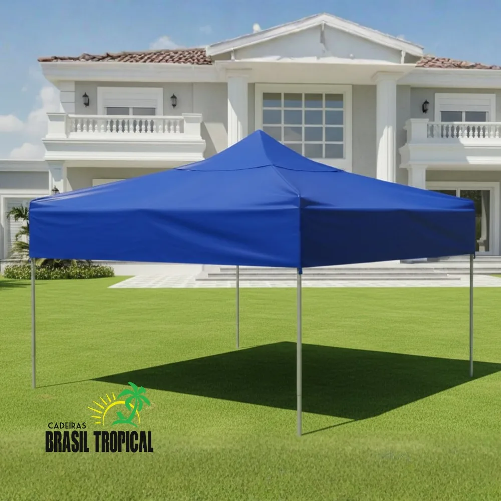 TENDA 3X3 ARTICULADA LONA BAGUM ALUMNIO — foto 2